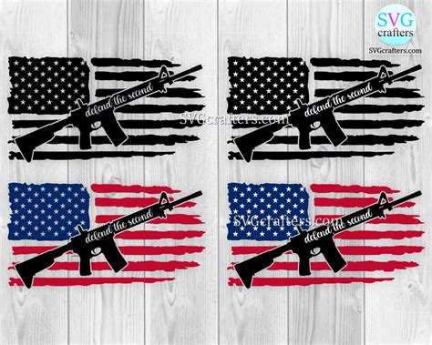 2nd Amendment Svg Defend The Second Svg Gun Svg Patriotic Etsy Hong Kong