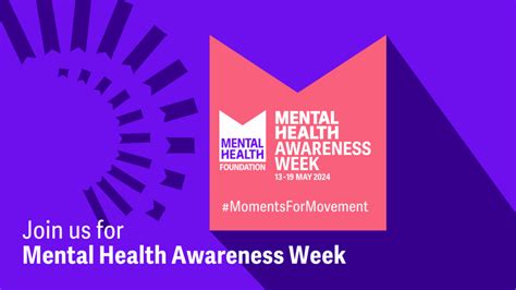 Mental Health Awareness Week 2024 Movement Moving More For Our