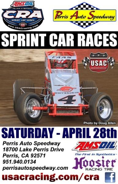 Usac Cra Sprint Cars Battle At Perris This Saturday Page Scrafan