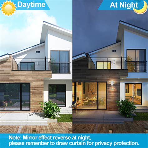 Window Film 60cmX400cm Daytime Privacy Mirror Film... – Grandado