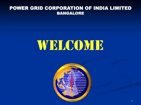 Ppt Power Grid Corporation Of India Limited Bangalore Powerpoint