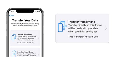 New Iphone Set Up Transfer Data Directly To A New Iphone Wirelessly