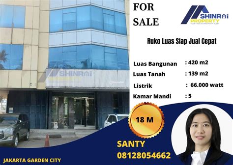 Dijual Ruko 5 Lantai Sanget Strategis untuk Perkantoran di Jakarta ...