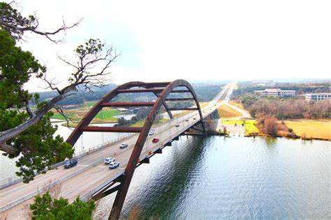 Pennybacker Bridge or 360 Bridge Stock Image - Image of pennybacker ...