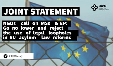 Joint Statement: NGOs call on MSs and EP: Reject the Use of Legal ...