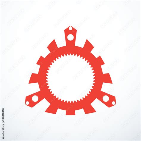 Rotor Of Rotary Wankel Engine Vector Illustration