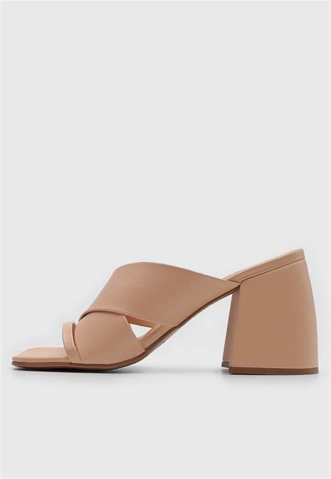 Tamanco My Shoes Transpasse Nude Compre Agora Dafiti Brasil