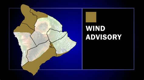 Wind Advisory Issued For Parts Of Hawaiʻi Island