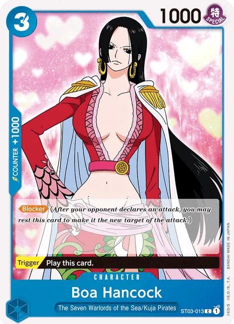 ONE PIECE ST03 013 Boa Hancock Character Common Saigon TCG