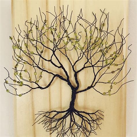 Wire Tree Art Sculptures You Can Hang On The Wall Rustic Art Etsy