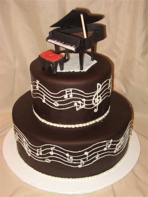 Celebrity Birthday Cakes Piano Photo Happy Birthday Piano Cake