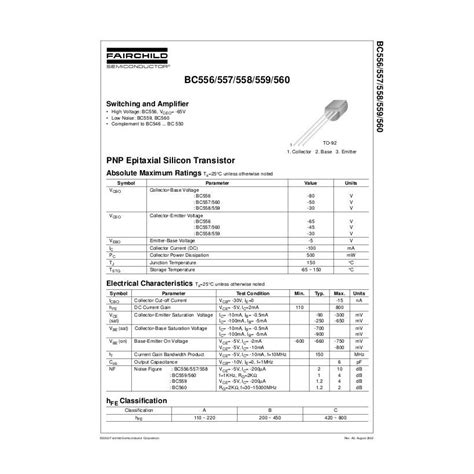 Jual Transistor Bc557 Pnp General Purpose Transistors Audiopa83 Dijamin