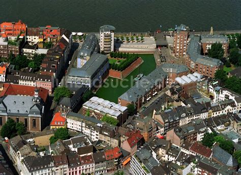 Luftbild D Sseldorf Altstadt Am Rhein Ufer Mit Dem Alten Hafen In