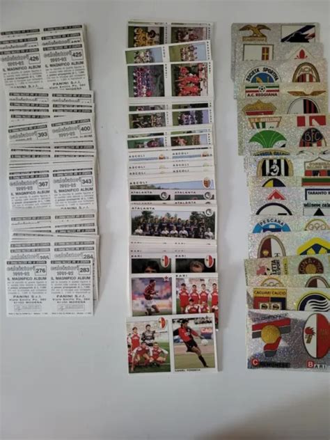 FIGURINE CALCIATORI PANINI SET COMPLETO 1991 92 Serie 1 616 Rookie