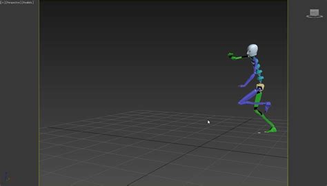 Parkour Jump 5 3d Model Animated Max Fbx Bip