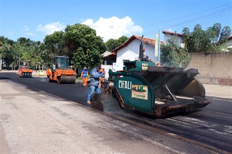 Prefeitura de Gurupi avança obras de recapeamento asfáltico em CBUQ