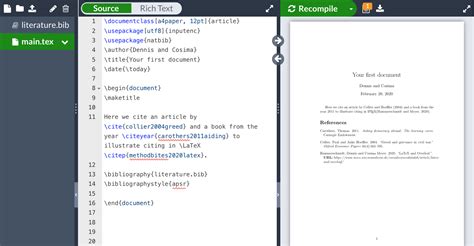 Latex And Overleaf Methods Bites