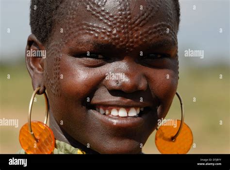 Uganda Karamoja Kotido Karimojong People Pastoral Tribe Woman With