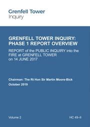 Grenfell Tower Inquiry Phase 1 Report Volume 2 (Large print) : Grenfell ...