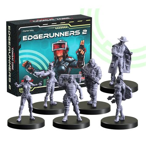 Cyberpunk Red Combat Zone Edgerunners Starter Gang Tabletop