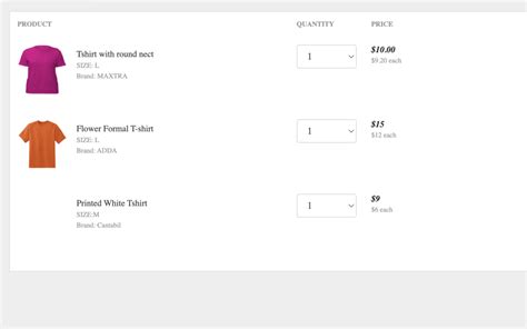 Shopping Cart Template Html Css Free Code Demo