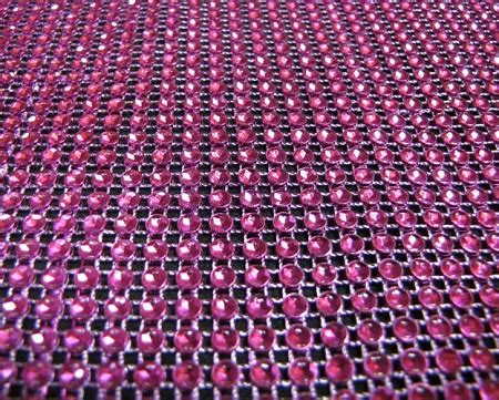 Bling Hot Pink Rhinestone 1 Yard TOL173