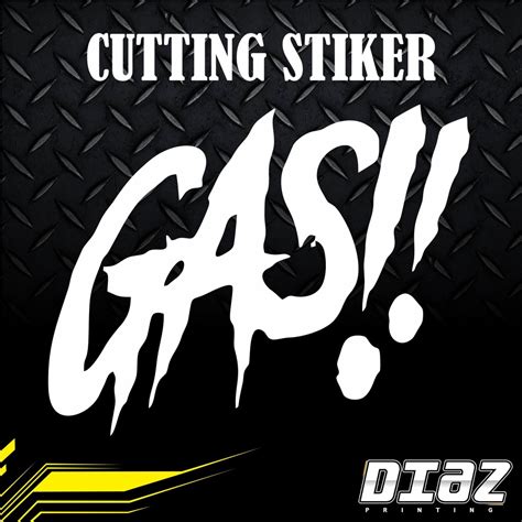 Jual Sticker Gas Cutting Shopee Indonesia