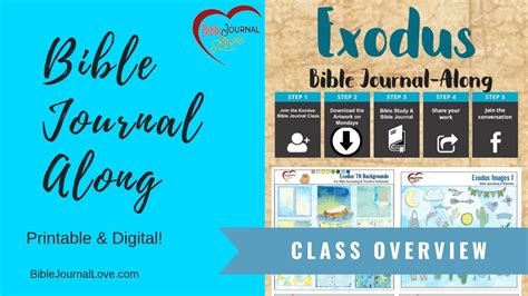 Exodus Bible Journal Along Class Overview YouTube