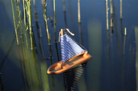 Wooden Toy Sailboat Toy Boat Wooden Toy Pool Toy Sea Toy Etsy