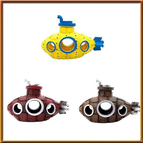 Chasoedivinesg Fish Tank Submarine Aquarium Decorative Housing