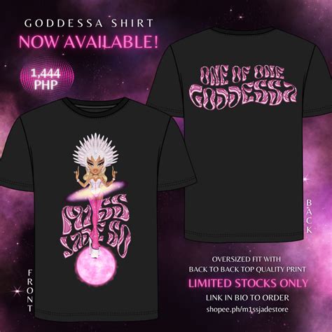 GODDESSA Shirt | M1SS JADE SO MERCH | Shopee Philippines