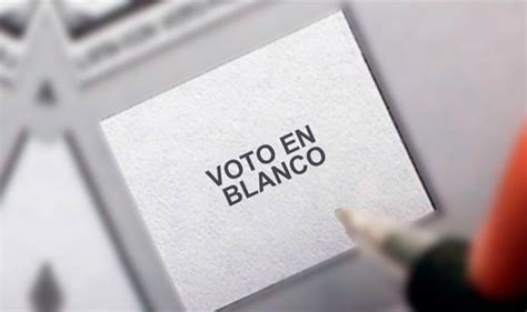 Se Registraron 80 Comités Promotores Del Voto En Blanco Para Elecciones