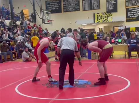 High School wrestling team participates in regional tournament