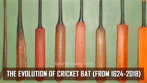 The Evolution of Cricket Bat (From 1624-2018) | Cricket Bat Facts