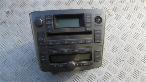 Radio Cd Panel Nawiewu Toyota Avensis T Oficjalne