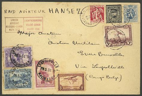 Stamp Auction Belgian Congo Postal History Auction 2006 WORLDWIDE