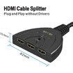 HDMI Switch 3 Port 4K HDMI Switch 3x1 Switch Splitter With Pigtail