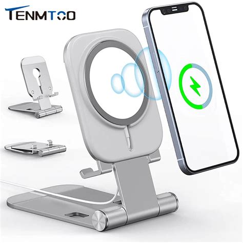 Tenmtoo Magsafe Arj I In Stand Al Minyum Masa Arj Stand Tutucu Iphone