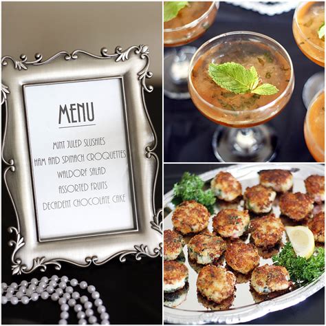 1920s Party Food