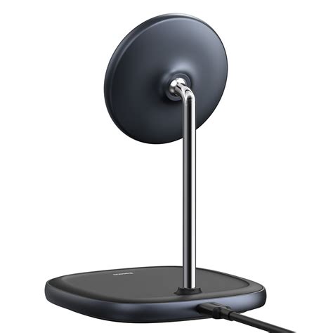 Беспроводная зарядка + Держатель Baseus Swan Magnetic Desktop Bracket ...