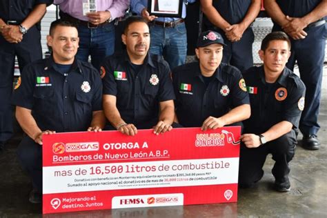 Donan a bomberos 36 mil litros de combustible Hora Cero Nuevo León