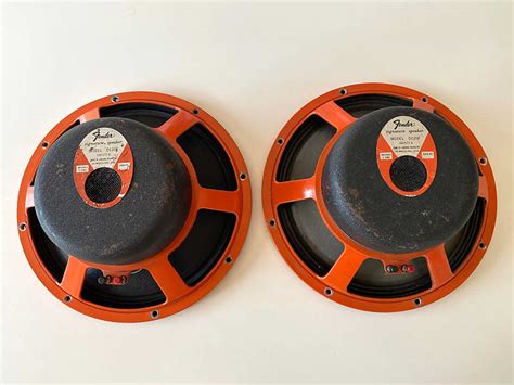 Original Fender Jbl D120f Matching Pair Of Speakers Orange Reverb