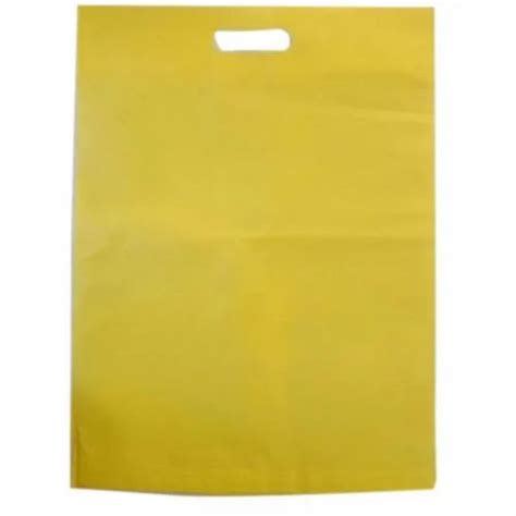 Plain Yellow Non Woven D Cut Bag Capacity 2 3kg At Rs 5 Piece In Jaipur