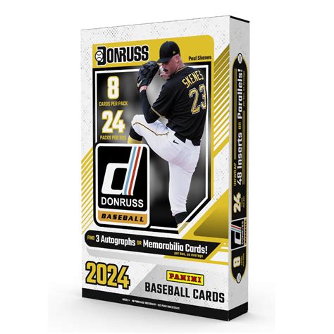 Donruss Baseball Checklist Set Details Hobby Boxes Date