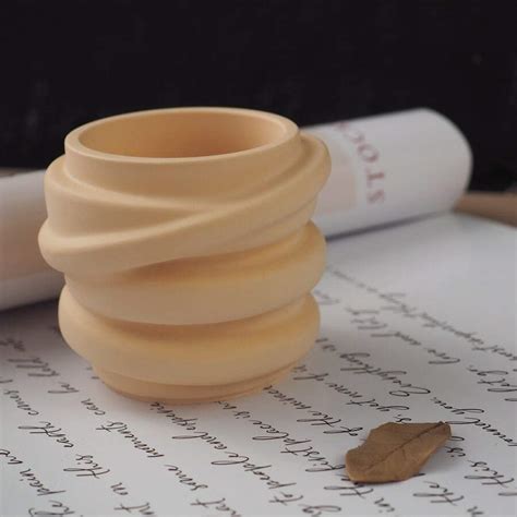 Diy Gypsum Cement Scented Candle Binding Asymmetrical Gypsum Candle Cup