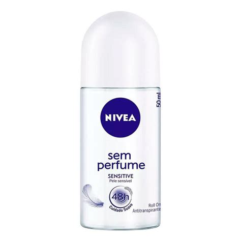 Desodorante Roll On Nivea Sensitive Sem Perfume 50ml No Shoptime