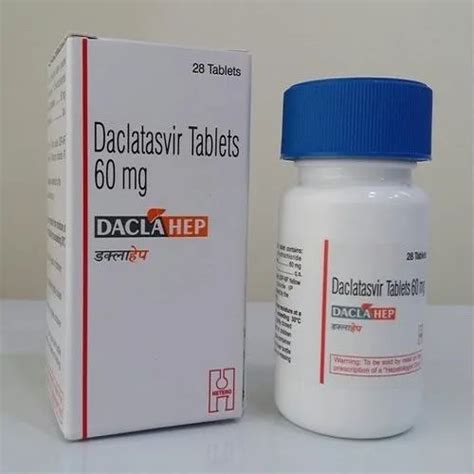 Daclahep Daclatasvir 60 Mg Tablets At Rs 1500 Bottle HEPATITIS C In