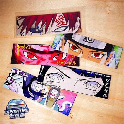 Naruto cos modified car pain stickers Naruto anime luggage case box ...