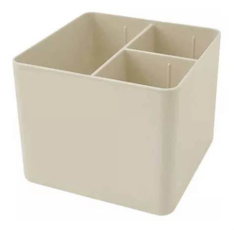 Soporte Para Objetos Con 3 Separadores Dello Color Nude MercadoLibre