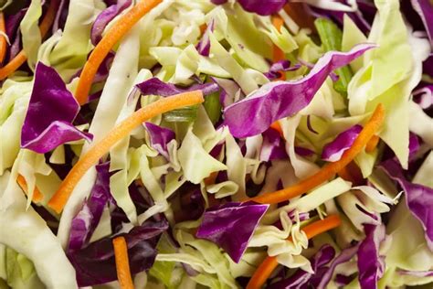 Homemade Coleslaw with Shredded Cabbage and Lettuce — Stock Photo ...